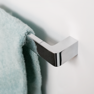 Brooklyn Single Towel Rail 600mm Chrome